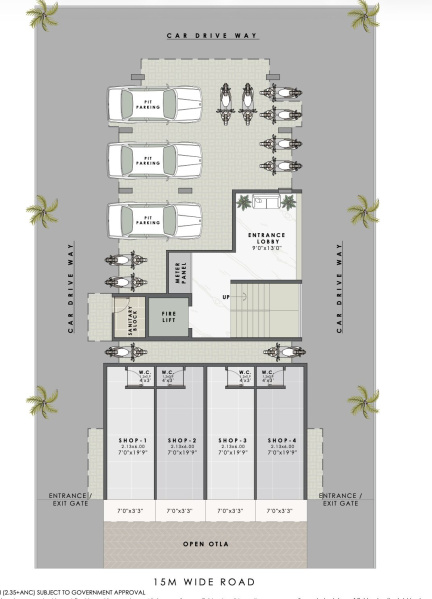 1 BHK 680 Sq.ft. Builder Floor for Sale in Pushpak Nagar, Navi Mumbai