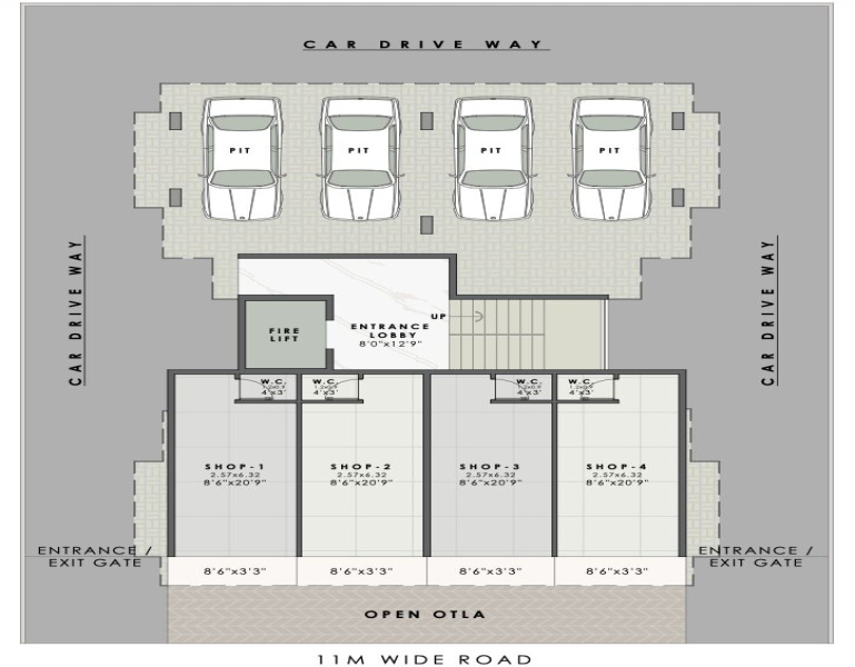 1 RK 468 Sq.ft. Builder Floor for Sale in Pushpak Nagar, Navi Mumbai