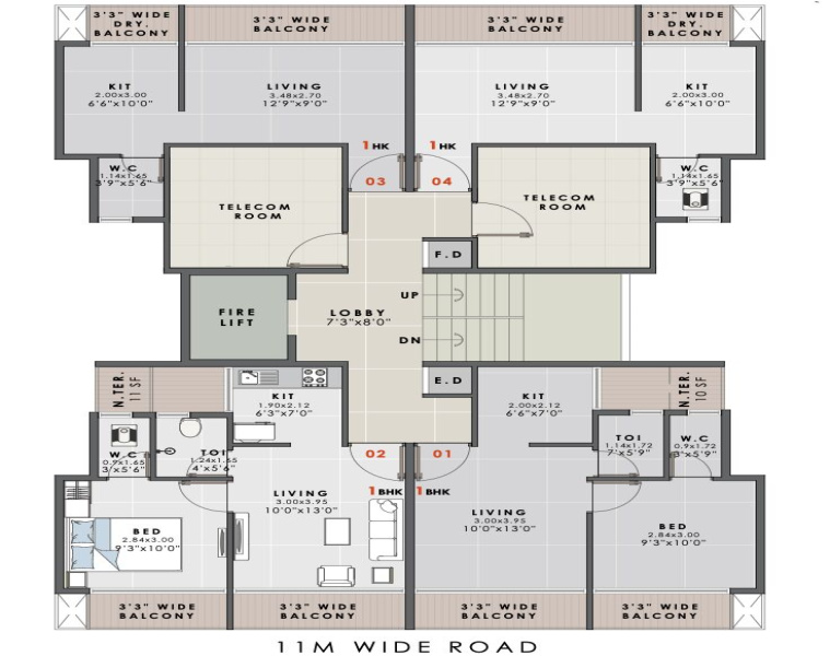 1 RK 468 Sq.ft. Builder Floor for Sale in Pushpak Nagar, Navi Mumbai