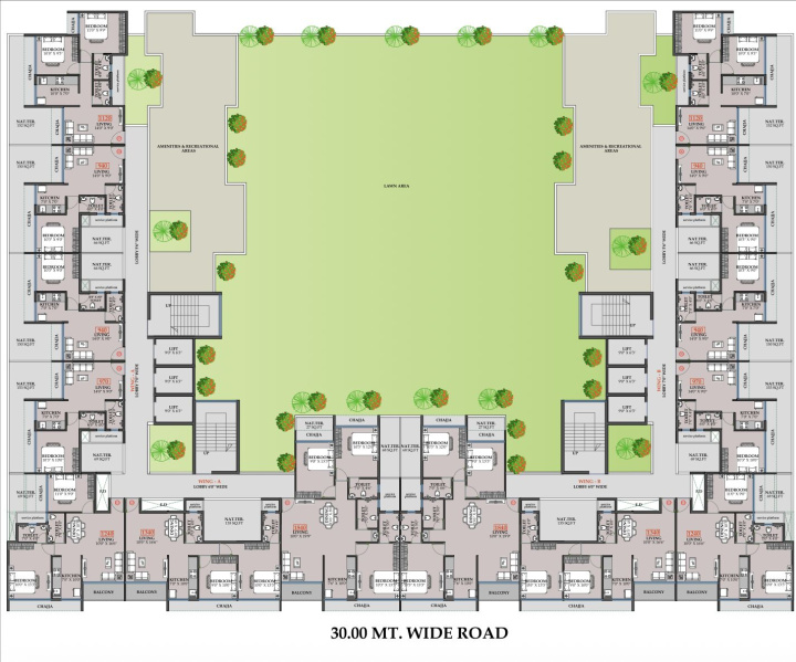 2 BHK 1170 Sq.ft. Builder Floor for Sale in Pushpak Nagar, Navi Mumbai