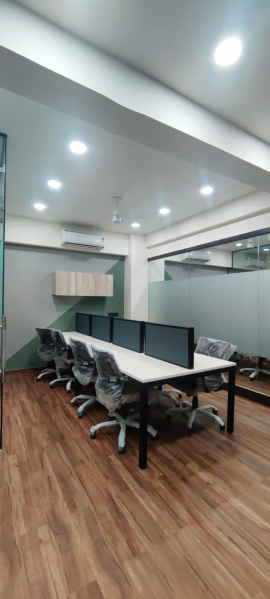  Office Space 741 Sq.ft. for Rent in Makarba, Ahmedabad