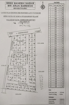 Residential Plot for Sale in Sulur, Coimbatore