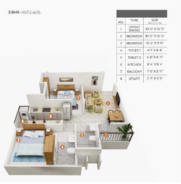 2 BHK Apartment 500 Sq.ft. for Sale in Uttarpara, Hooghly