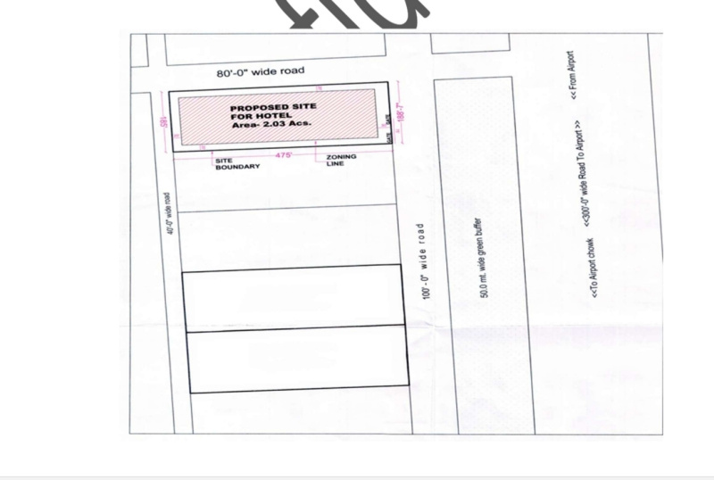  2 Acre Hotels for Sale in Gmada Aerocity, Chandigarh