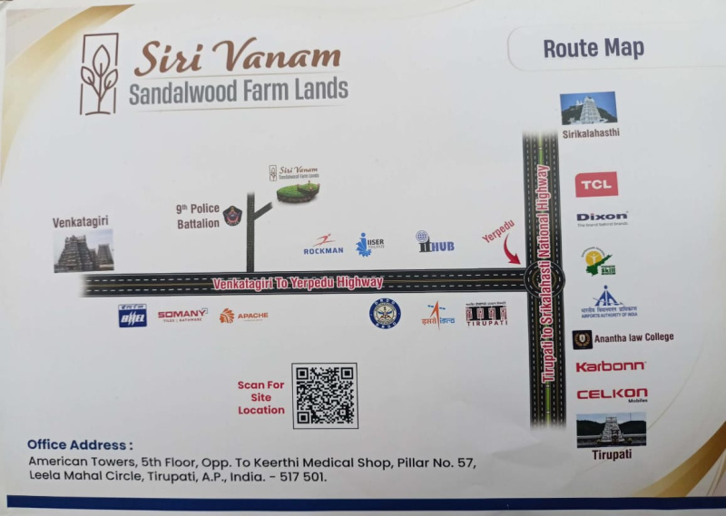  1800 Sq.ft. Residential Plot for Sale in Renigunta, Tirupati