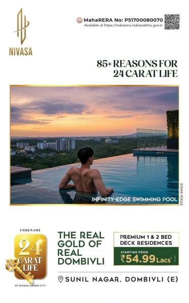 1 BHK Apartment 471 Sq.ft. for Sale in Dombivli East, Thane