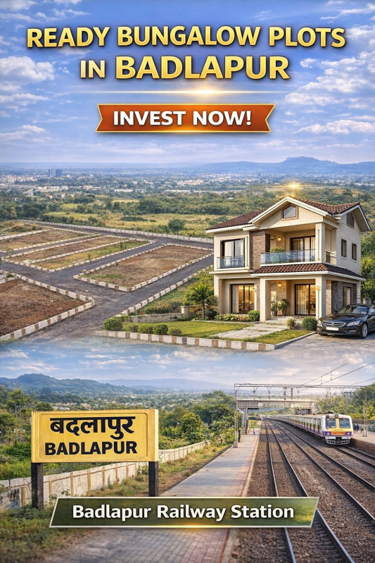  1545 Sq.ft. Residential Plot for Sale in Badlapur, Thane
