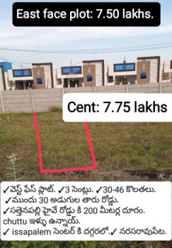 Residential Plot for Sale in Narasaraopet, Guntur