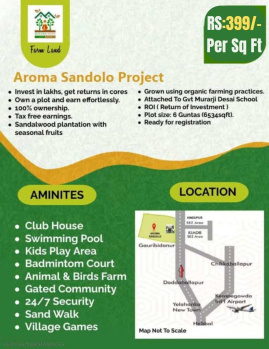  Agricultural Land for Sale in Gauribidanur, Chikkaballapur, Bangalore