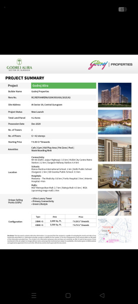 3 BHK Apartment 3000 Sq.ft. for Sale in Sector 39 Gurgaon