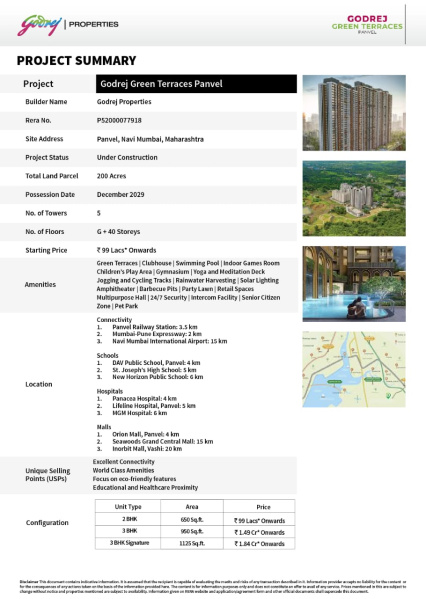 2 BHK Apartment 800 Sq.ft. for Sale in Panvel, Navi Mumbai