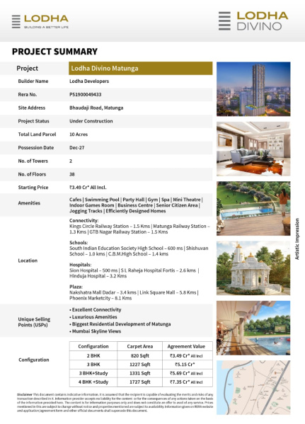 3 BHK Apartment 1500 Sq.ft. for Sale in Matunga, Mumbai