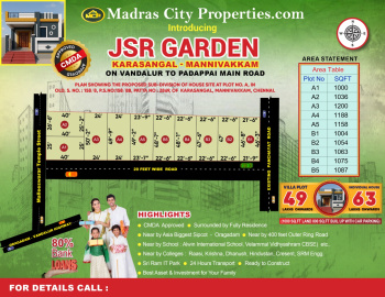 Residential Plot for Sale in Manivakkam, Chennai