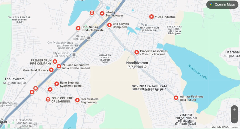  Residential Plot 820 Sq.ft. for Sale in Guduvancheri, Chennai