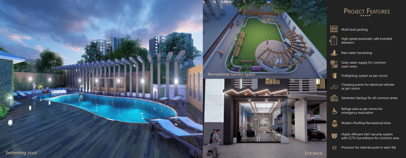 3 BHK Apartment 1309 Sq.ft. for Sale in Wakad, Pune