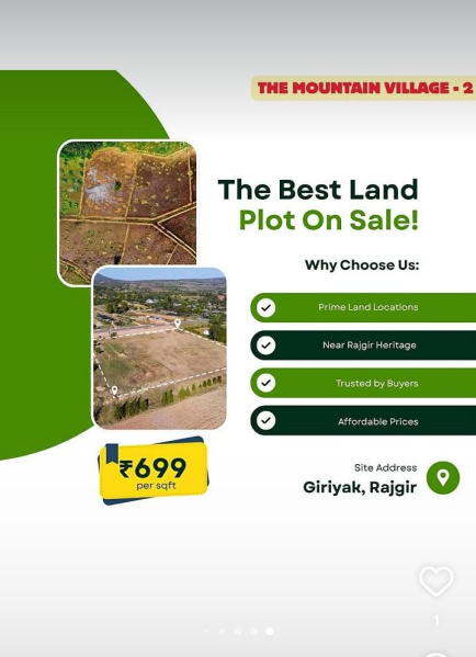  1800 Sq.ft. Residential Plot for Sale in Giriyak, Nalanda