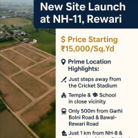  Residential Plot for Sale in Bawal, Rewari