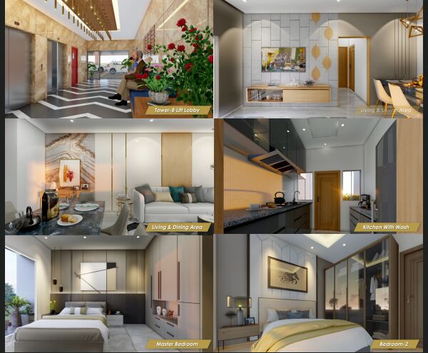 3 BHK Apartment 1607 Sq.ft. for Sale in Beltarodi, Nagpur