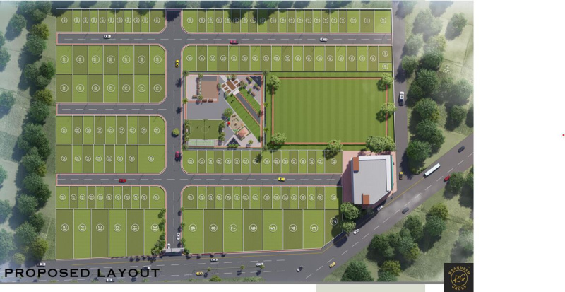  Residential Plot 1059 Sq.ft. for Sale in Butibori, Nagpur