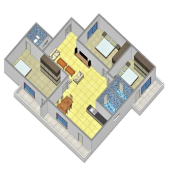 3 BHK Flat for Sale in Nagarbhavi, Bangalore