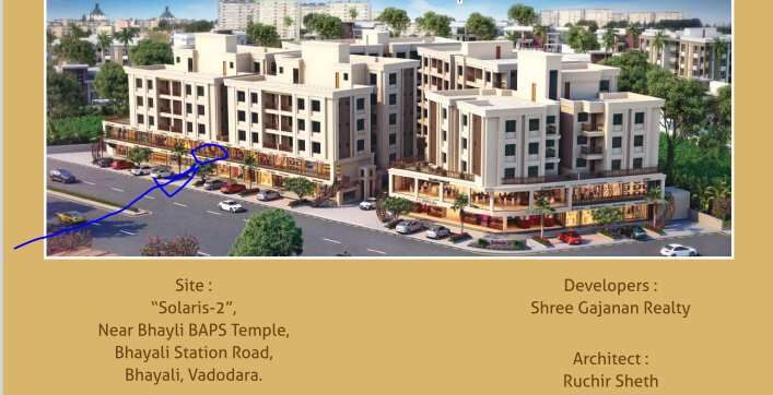  Commercial Shop 215 Sq.ft. for Sale in Bhayli, Vadodara