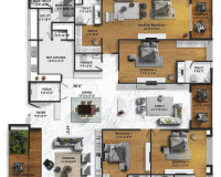 4 BHK Flat for Sale in Kismathpur, Hyderabad