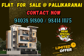 2 BHK Flat for Sale in Pallikaranai, Chennai
