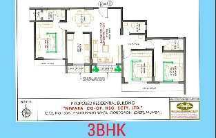 3 BHK Flat for Sale in Pandurang Wadi, Goregaon East, Mumbai
