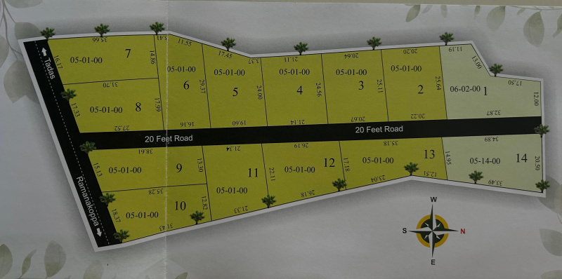  5511 Sq.ft. Residential Plot for Sale in Shiggaon, Haveri