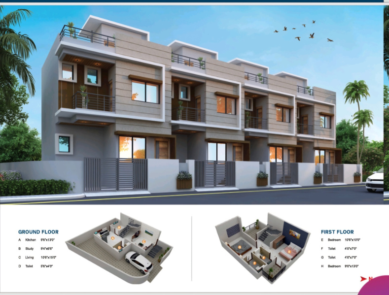 3 BHK House 1000 Sq.ft. for Sale in Jalna Road, Aurangabad