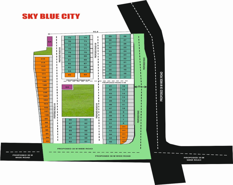  Residential Plot 800 Sq.ft. for Sale in Bada Bangarda, Indore