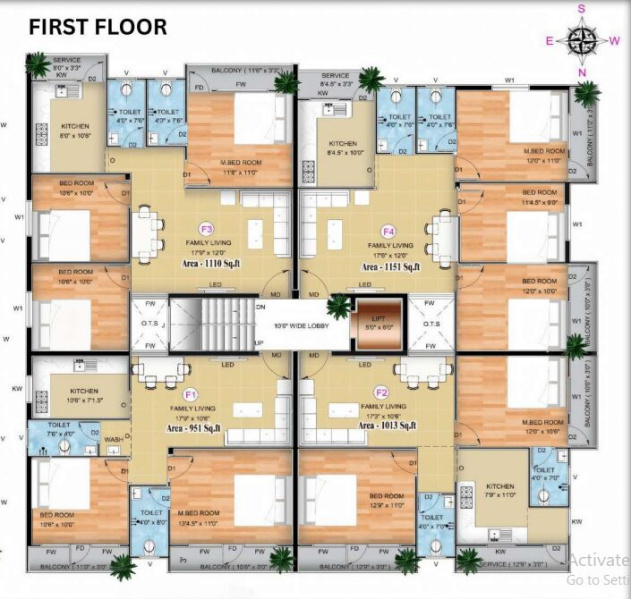 2 BHK Apartment 1624 Sq.ft. for Sale in Pallikaranai, Chennai