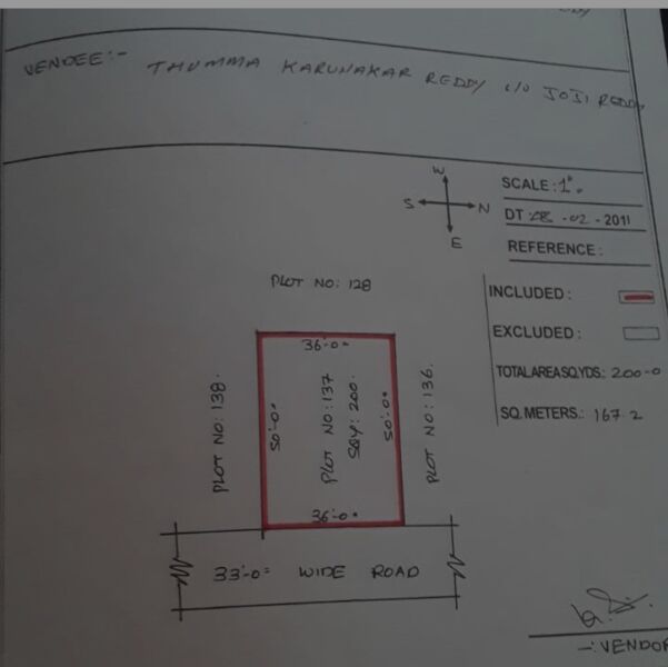  Residential Plot 200 Sq. Yards for Sale in Bhongir, Hyderabad