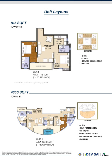2 BHK Apartment 1000 Sq.ft. for Sale in Yamuna Expressway, Greater Noida