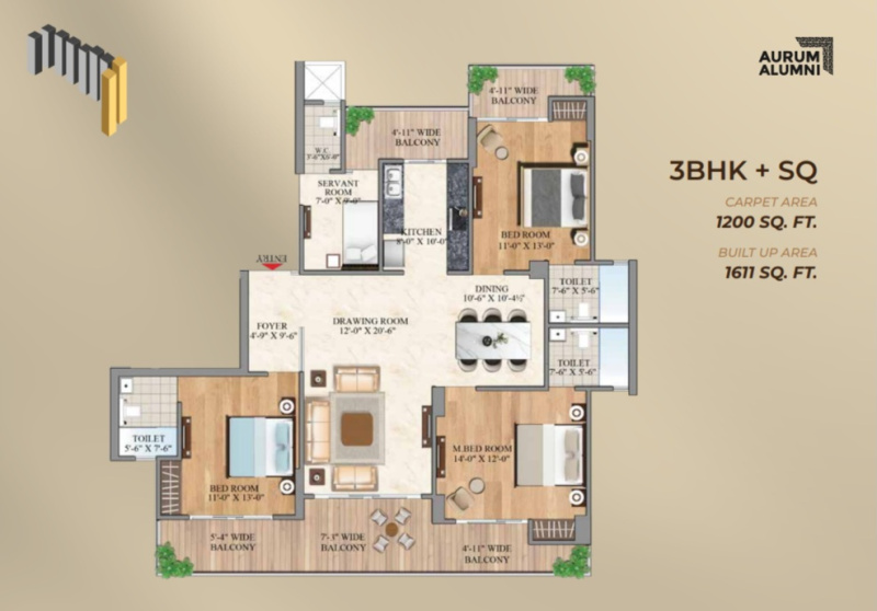 4.5 BHK 3515 Sq.ft. Apartment for Sale in Yamuna Expressway, Greater Noida