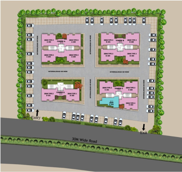 3 BHK 1350 Sq.ft. Apartment for Sale in Sultanpur Road, Lucknow