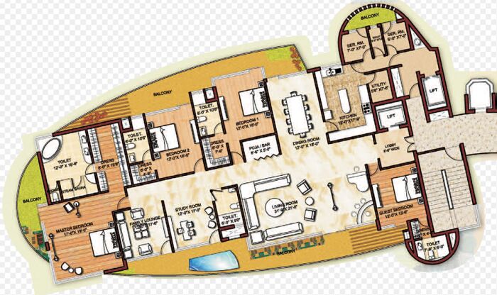 4 BHK Apartment 5800 Sq.ft. for Sale in Gwal Pahari, Gurgaon