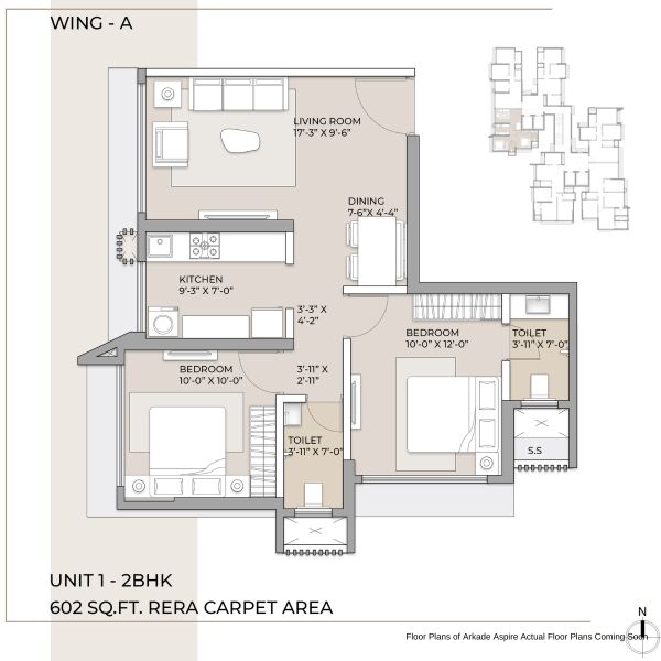 2 BHK Apartment 700 Sq.ft. for Sale in Marol, Andheri East, Mumbai