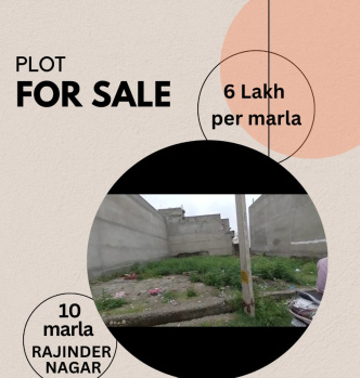  Residential Plot for Sale in Rajinder Nagar Phase -1, Jammu