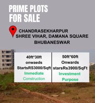  Residential Plot for Sale in Chandrasekharpur, Bhubaneswar