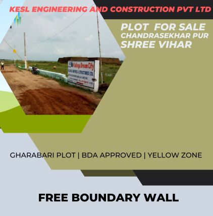  Residential Plot 1600 Sq.ft. for Sale in Maitri Vihar, Chandrasekharpur, Bhubaneswar