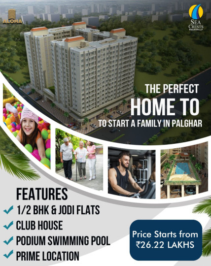 1 BHK Builder Floor 650 Sq.ft. for Sale in Tembhode, Palghar