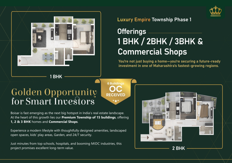 1 BHK 585 Sq.ft. Builder Floor for Sale in Betegaon, Boisar West, Palghar