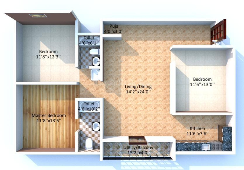 1 BHK 495 Sq.ft. Apartment for Sale in Boisar East, Palghar