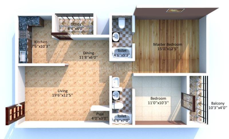 1 BHK 495 Sq.ft. Apartment for Sale in Boisar East, Palghar