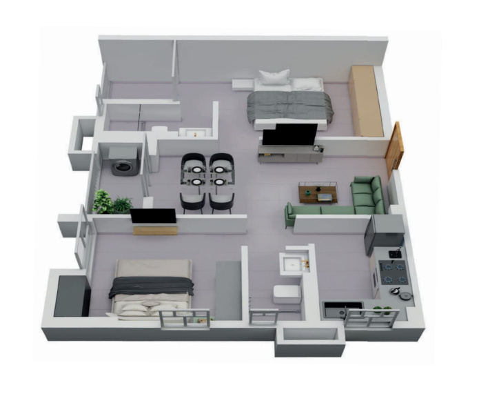 2 BHK Apartment 897 Sq.ft. for Sale in Madhyamgram, Kolkata