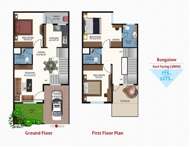 2 BHK House 1275 Sq.ft. for Sale in Saddu, Raipur