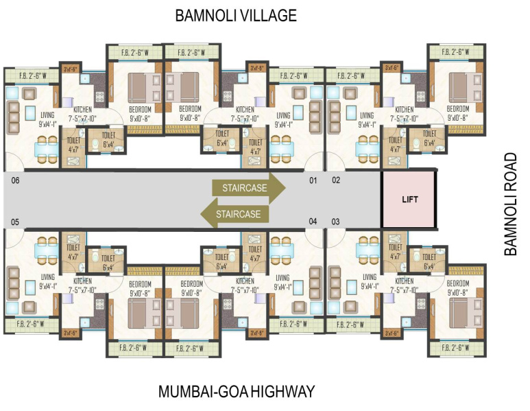 1 BHK Apartment 450 Sq.ft. for Sale in Mangaon, Raigad