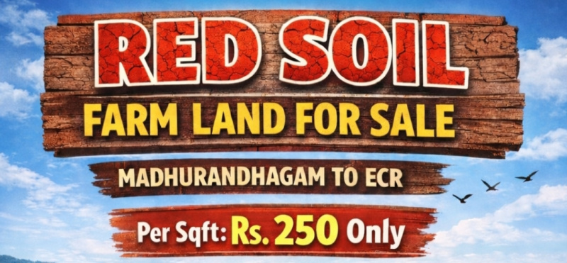  9600 Sq.ft. Agricultural/Farm Land for Sale in Maduranthakam, Chengalpattu