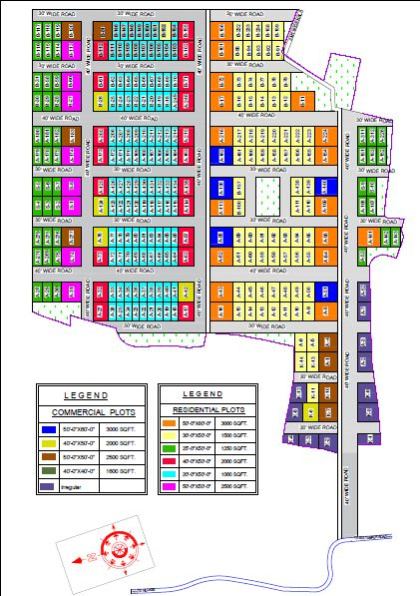  2000 Sq.ft. Commercial Land for Sale in Mohan Road, Lucknow
